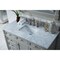 James Martin Vanities Brittany 48in Single Vanity, Urban Gray w/ 3 CM Carrara Marble Top 650-V48-UGR-3CAR - alternate 5